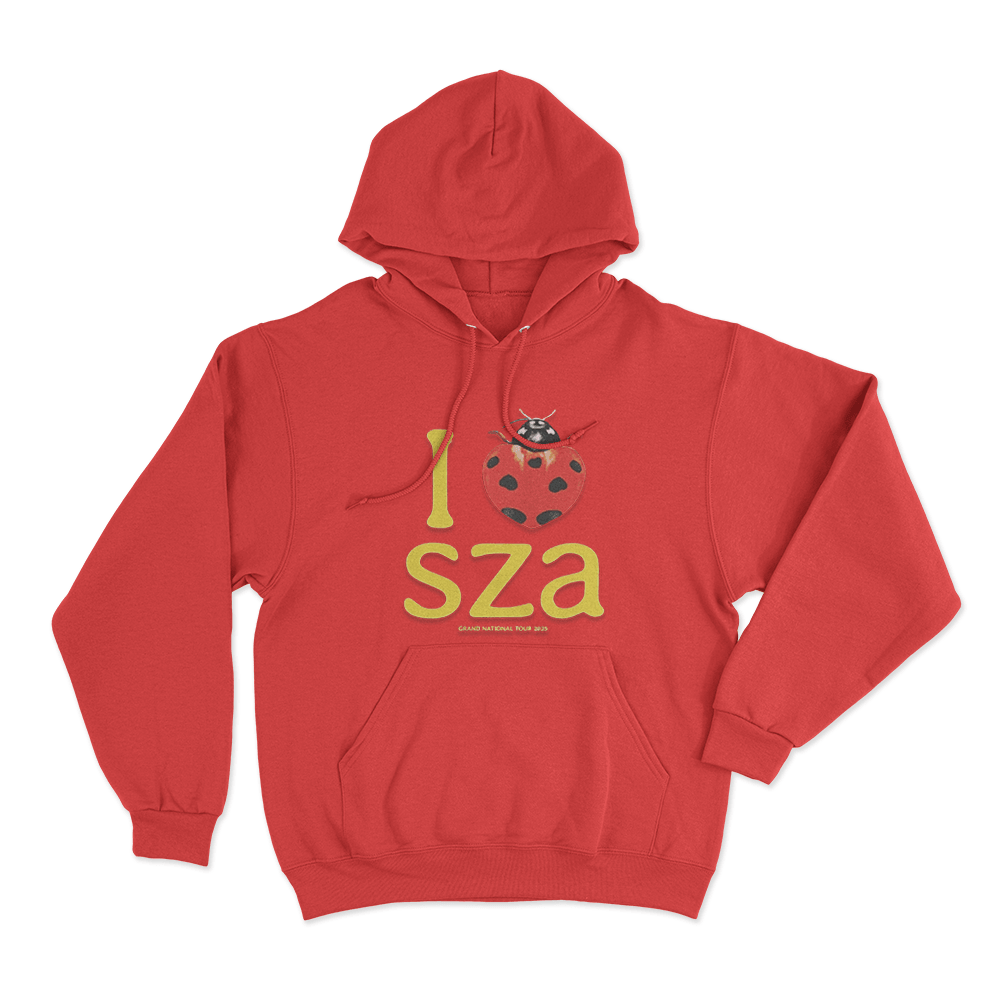 I Heart SZA Unisex Hoodie Red I Heart SZA Unisex Hoodie Red