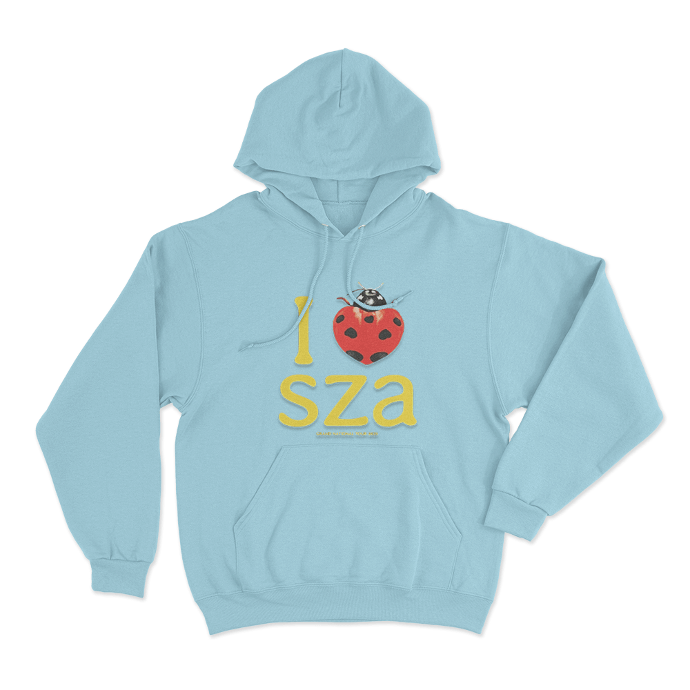 I Heart SZA Unisex Hoodie Sky Blue I Heart SZA Unisex Hoodie Sky Blue