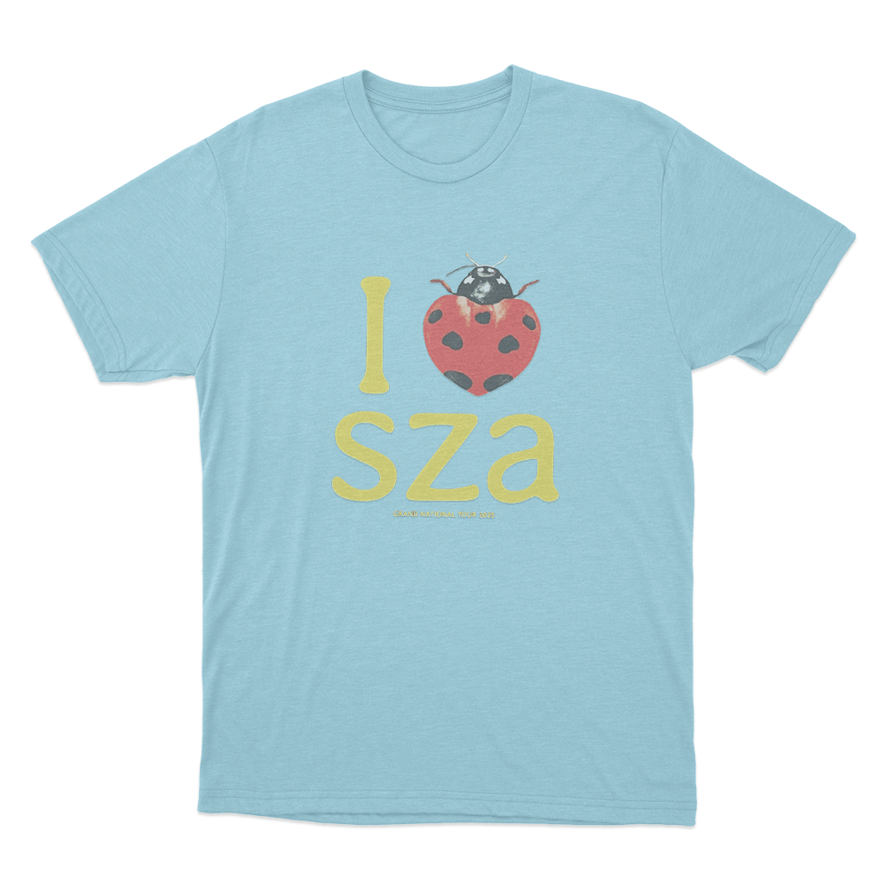 I Heart SZA Unisex T Shirt Sky Blue I Heart SZA Unisex T Shirt Sky Blue