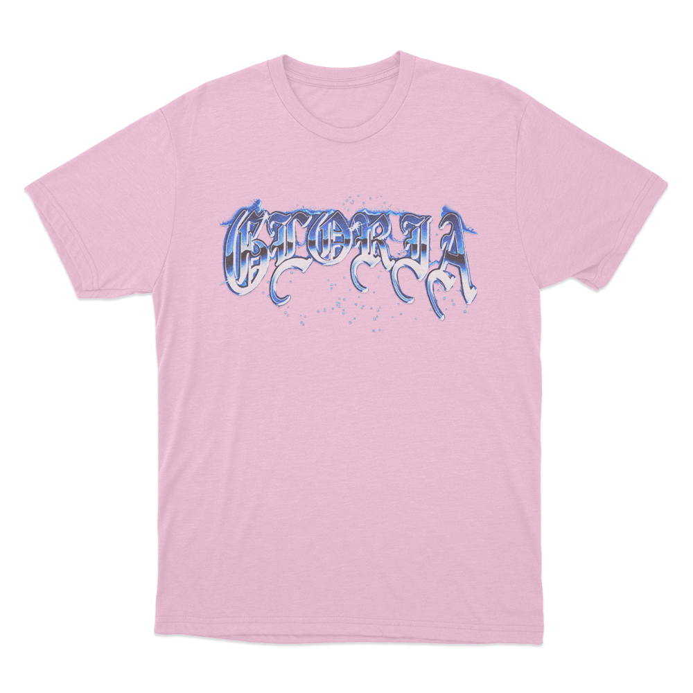 SZA Gloria Chrome Typography Unisex T Shirt Pink SZA Gloria Chrome Typography Unisex T Shirt Pink