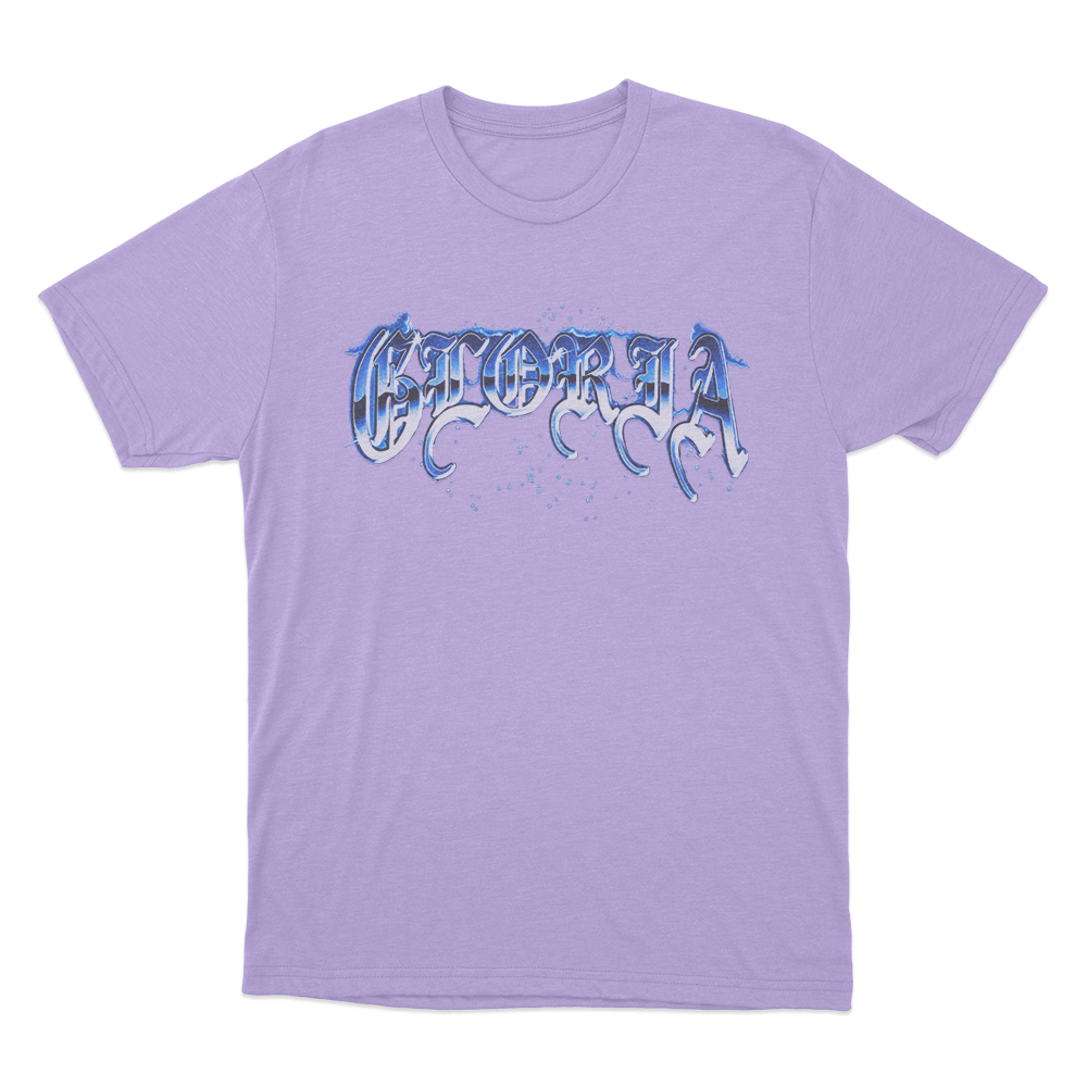 SZA Gloria Chrome Typography Unisex T Shirt Purple SZA Gloria Chrome Typography Unisex T Shirt Purple