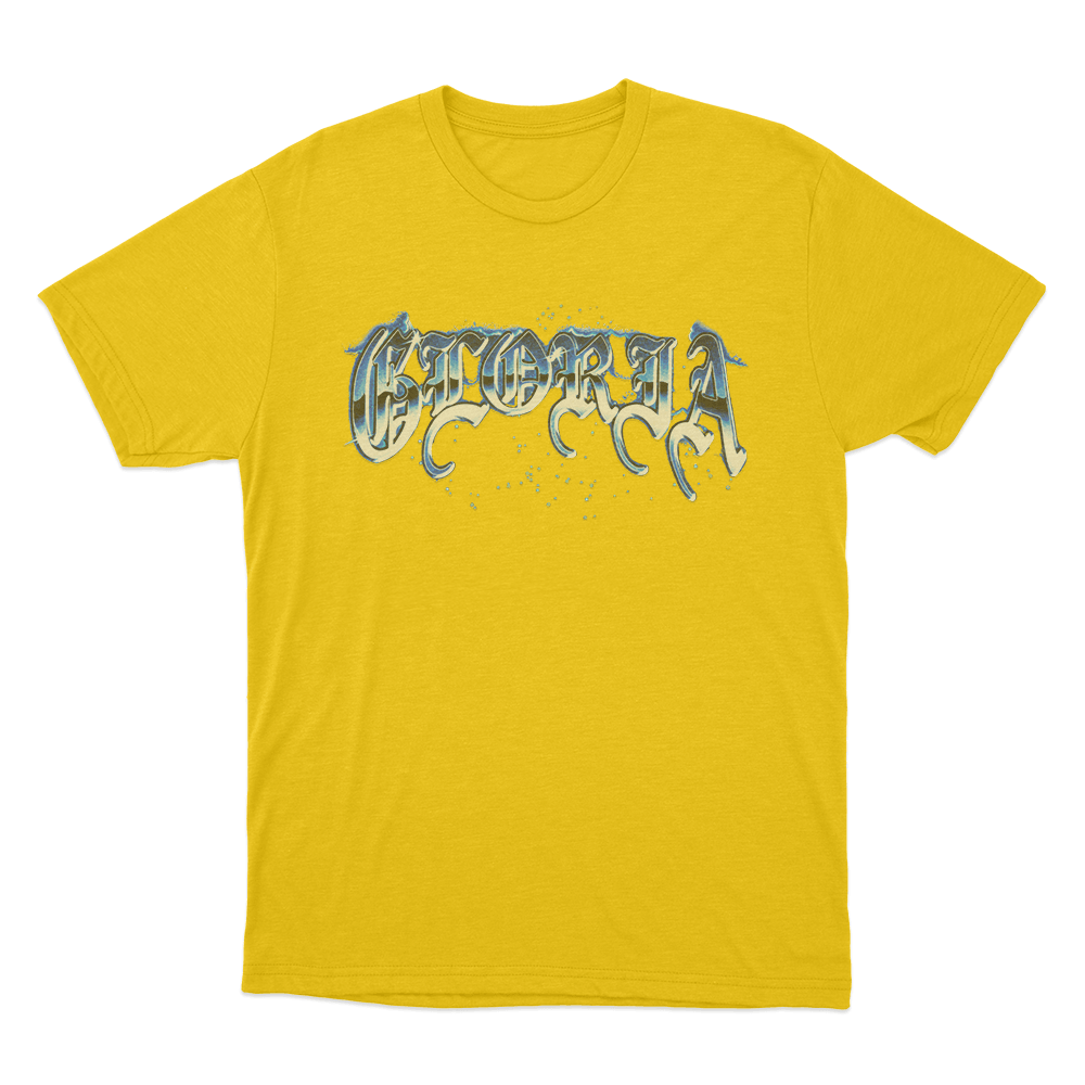 SZA Gloria Chrome Typography Unisex T Shirt Yellow SZA Gloria Chrome Typography Unisex T Shirt Yellow
