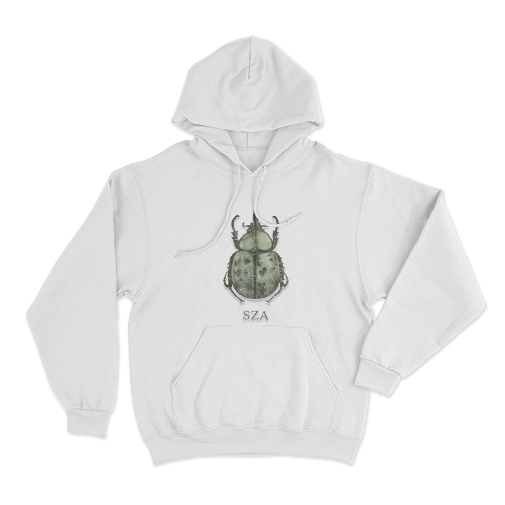 SZA Vintage Beetle Unisex Hoodie White SZA Vintage Beetle Unisex Hoodie White