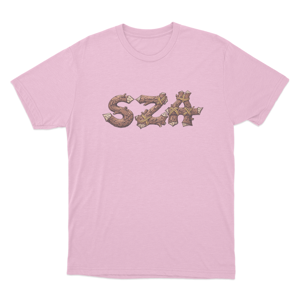 SZA Wooden Log Unisex T Shirt Pink SZA Wooden Log Unisex T Shirt Pink