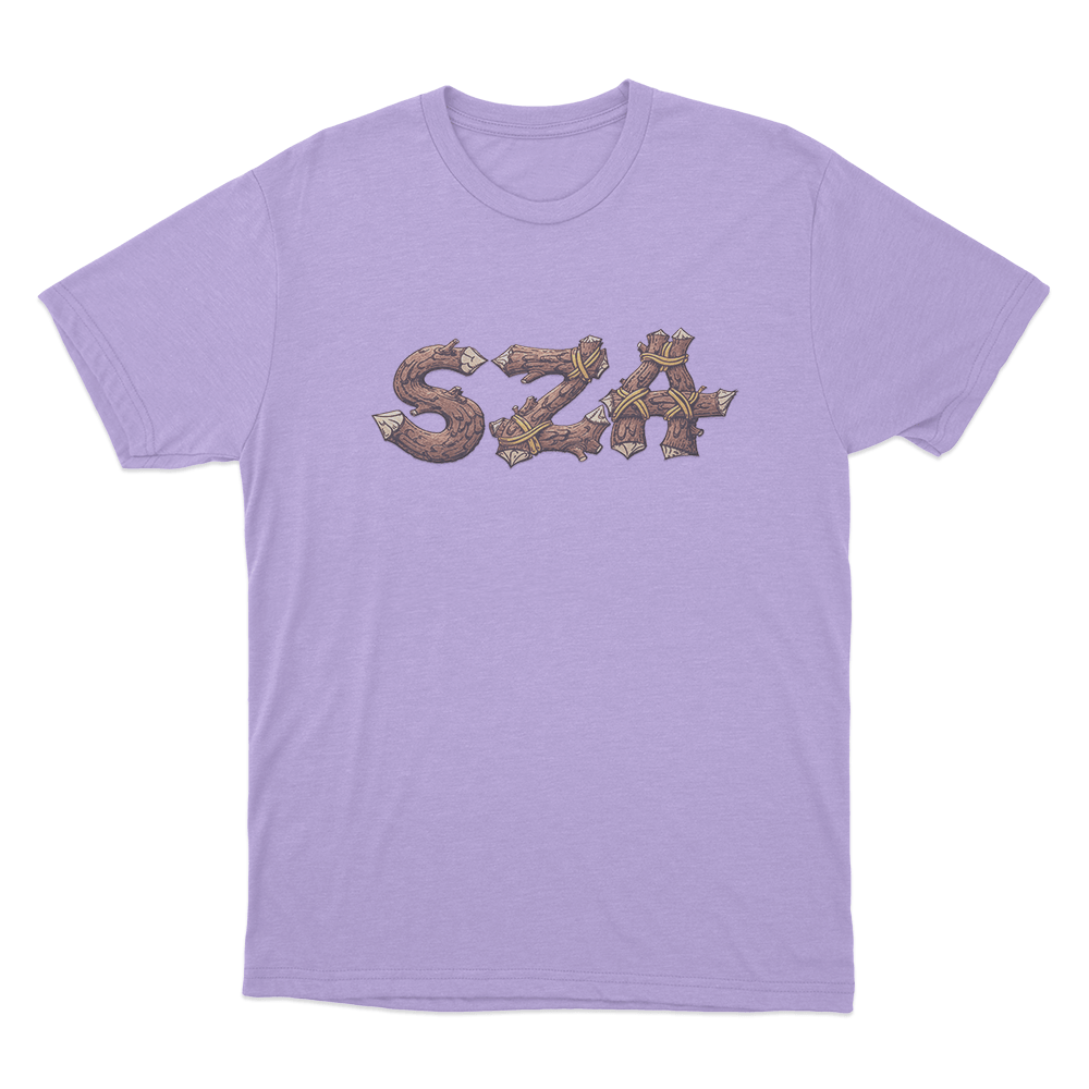 SZA Wooden Log Unisex T Shirt Purple SZA Wooden Log Unisex T Shirt Purple