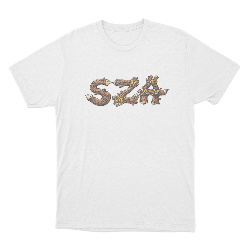 SZA Wooden Log Unisex T Shirt White SZA Wooden Log Unisex T Shirt White